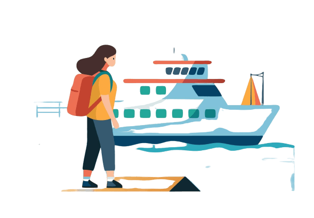 illustration representing FastFerry Tickets 