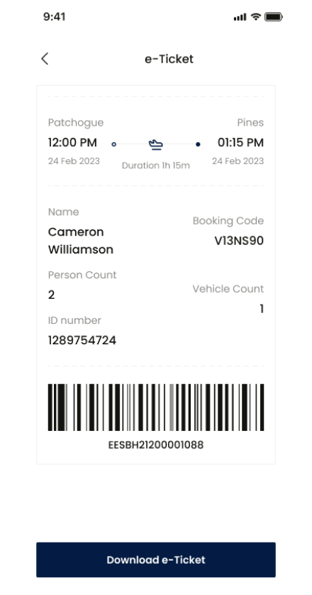 e-ticket