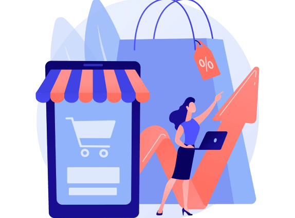 illustration representing shope-sphere