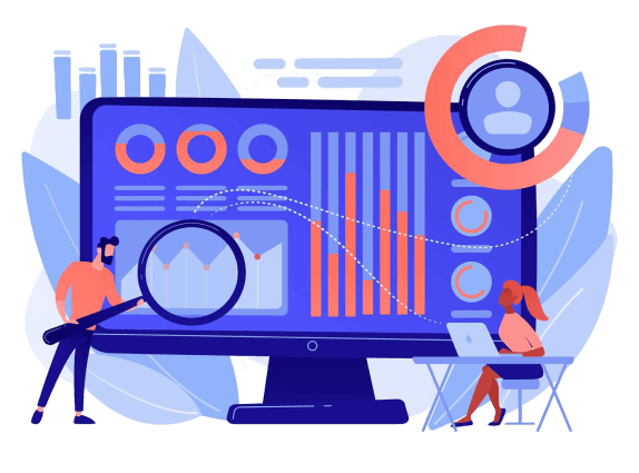 illustration representing vigilant view